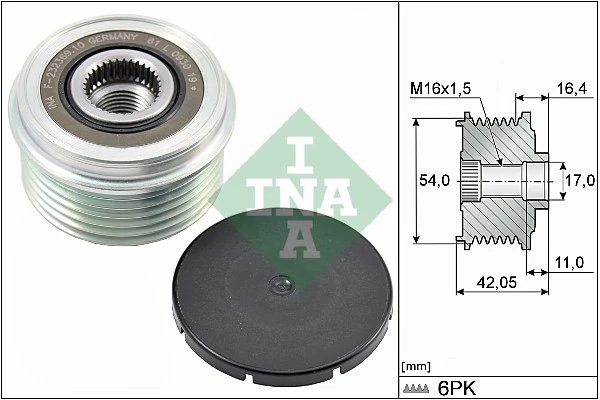 Alternator Freewheel Clutch